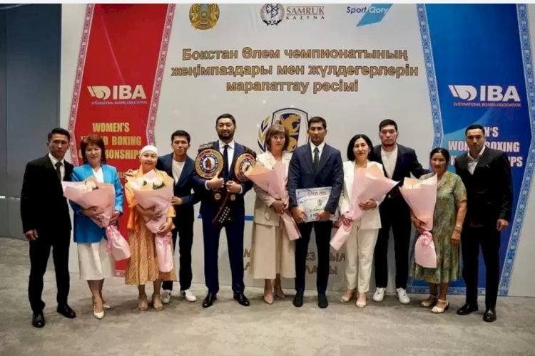Әлем чемпионатында жүлдегер болған боксшыларға Кеңес Рақышев $600 мың берді