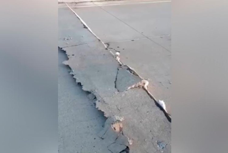 Антикор Алматы-Қорғас трассасында қопарылған жолды тексеруге арнайы барды