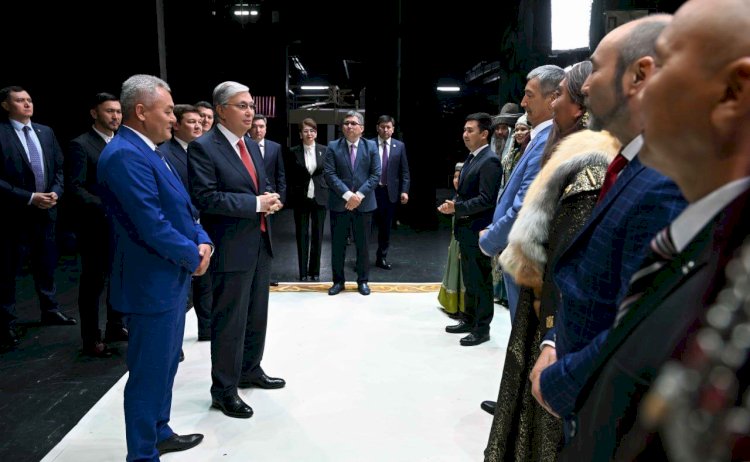 Мемлекет басшысы «Жошы хан» спектакліне барды