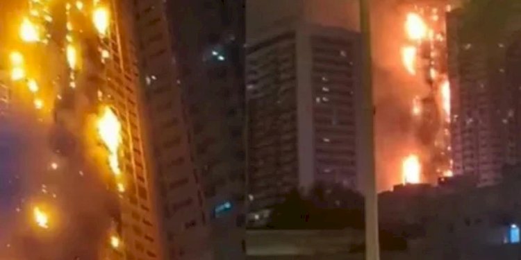 БАӘ-де зәулім ғимарат өртенді