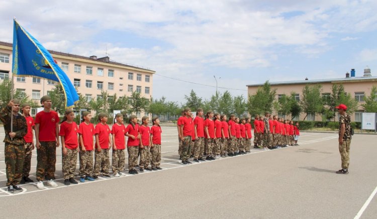 Алматыда жасөспірімдер алғаш рет далалық оқу-жаттығуға қатысты