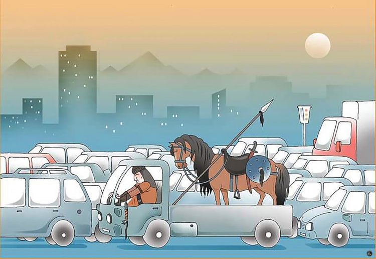 Қобыланды келеді кептеліспен