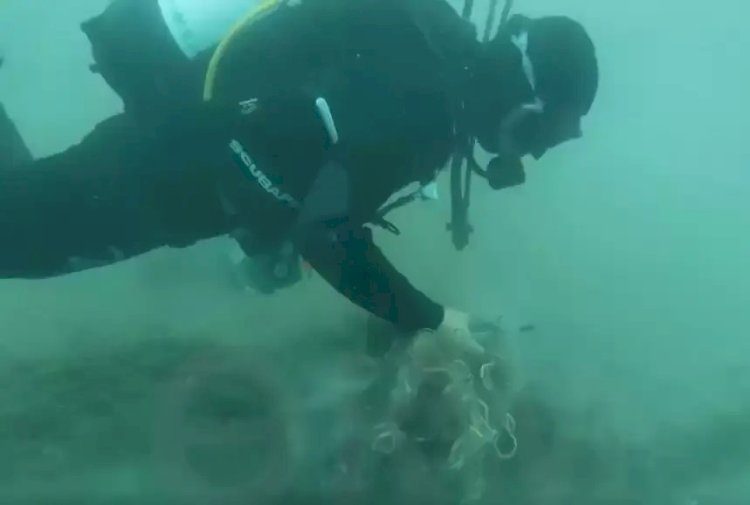 Ыстықкөлден 10 тоннадан астам қоқыс шығарылды