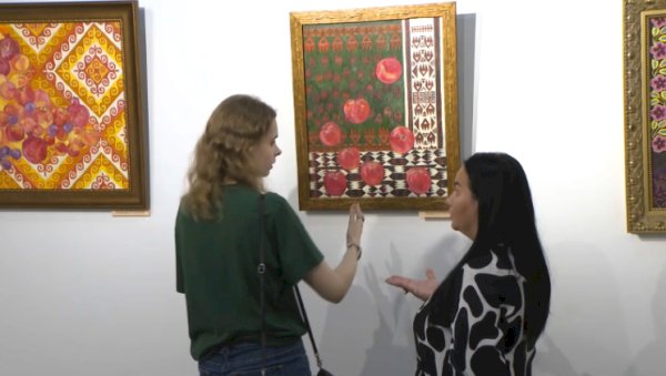 Алматылық суретшінің «Алмалы қала» атты жеке көрмеcі ашылды