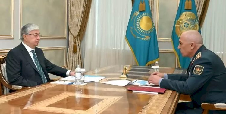 Президент Қорғаныс министрін қабылдады