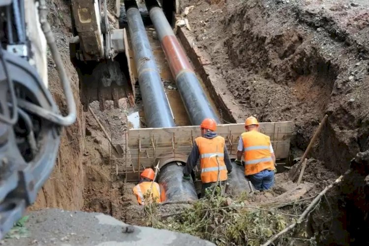 «14-ші аумақ» шағын ауданындағы инженерлік желілер қазан айының соңына дейін төселеді
