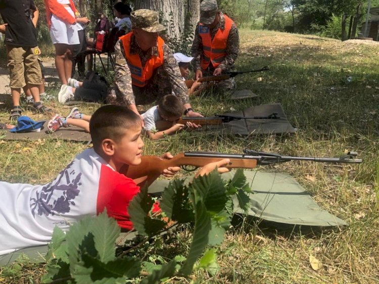 «Жас бітімгер» балалар әскери-патриоттық лагері басталды