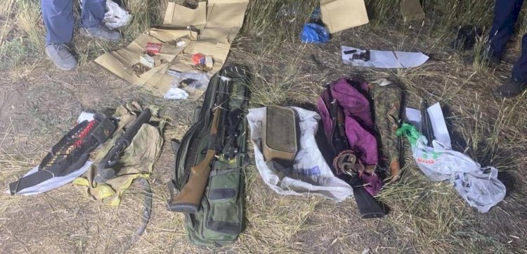 Қала шетінен қару-жарақ пен оқ-дәрілер тапты