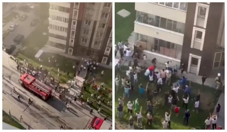 "Ақкенттегі" өрт кезінде ерлік көрсеткен азаматтар марапатталды