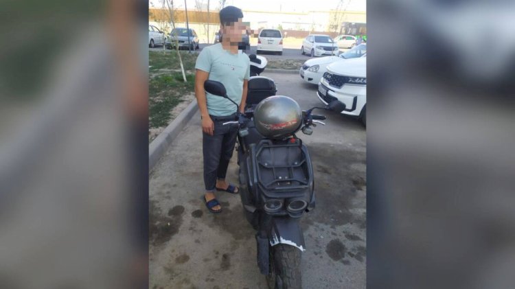 Алматыда мопед ұрлаумен айналысқан азамат ұсталды  Ақпарат көзі