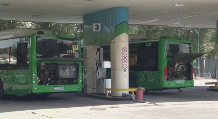 Алматыда 2024 жылы дизельді автобустарды сатып алуға тыйым салынады