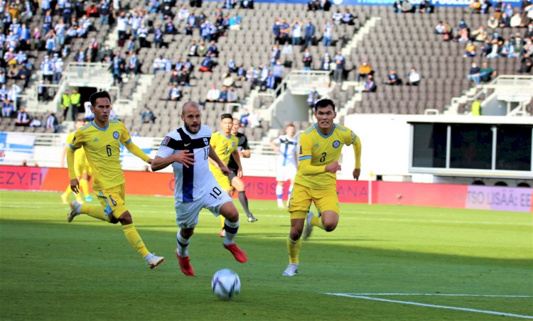 Бүгін кешке футболдан Қазақстан құрамасы Финляндиямен кездеседі