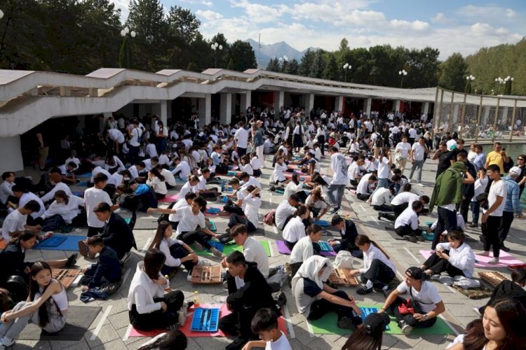 Алматылық оқушылар Қазақстанның Гиннес рекордтар кітабына енді