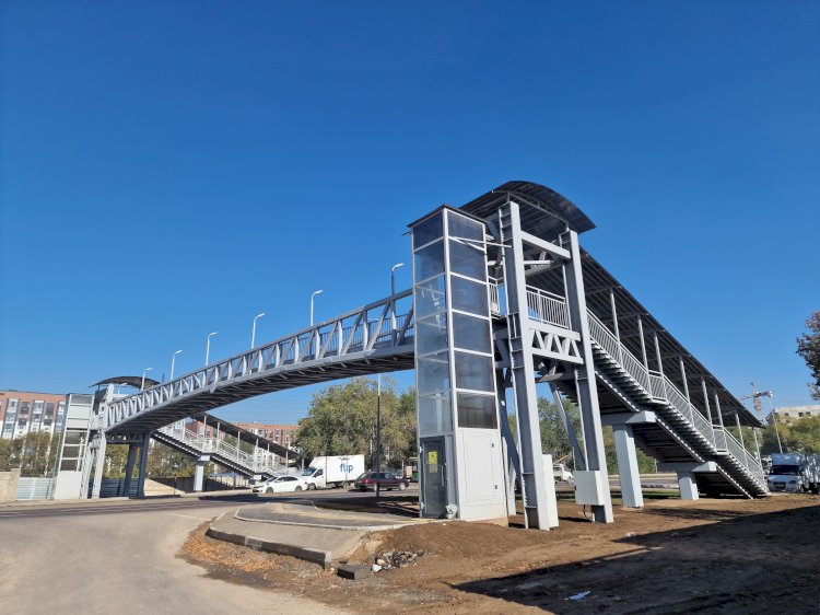 Алматыда тұрғындардың өтінішімен жаяу жүргіншілер өткелі салынды