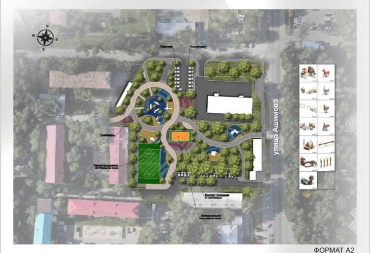 Алматының ең жас ауданында гүлзарлар саны артады