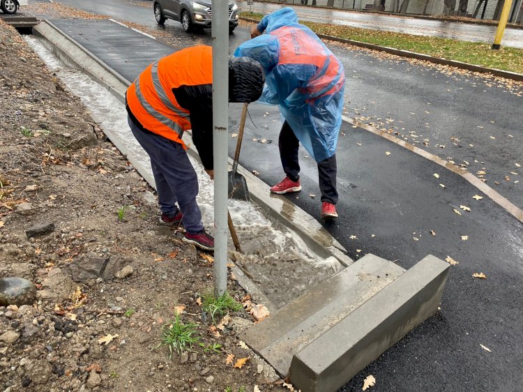 Қаланың коммуналдық қызметтері су басудың алдын алуда