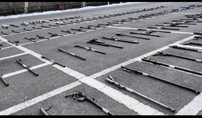 Заңсыз айналымнан 122 қару тәркіленді