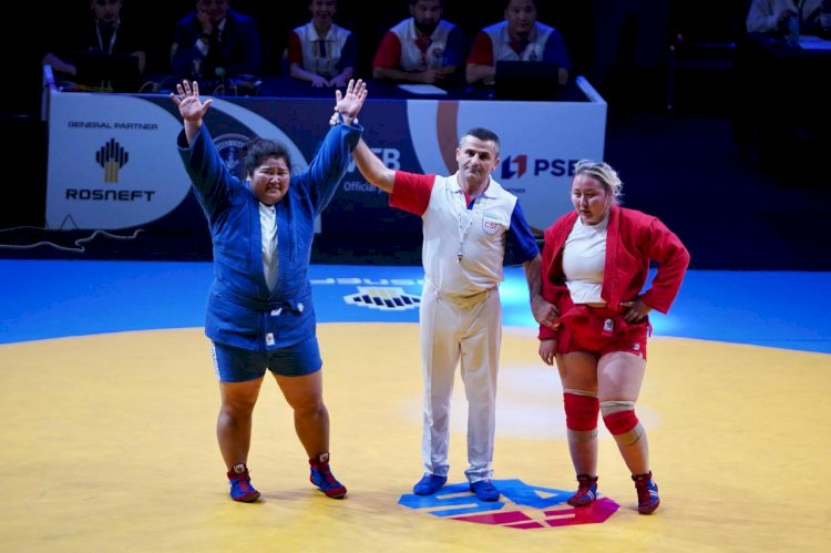 Арайлым Әбенова - самбодан әлем чемпионы