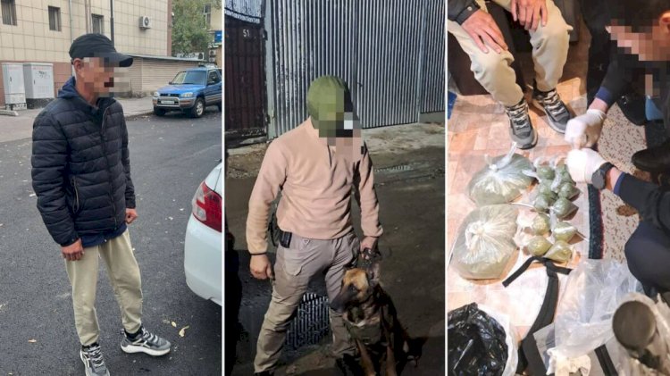 Алматы полицейлері 48 жастағы тұрғыннан 2,5 келіден астам гашиш тәркіледі
