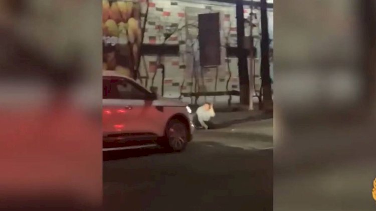 Алматыда ер адамды ұрып-соғу дерегі видеоға түсіп қалған