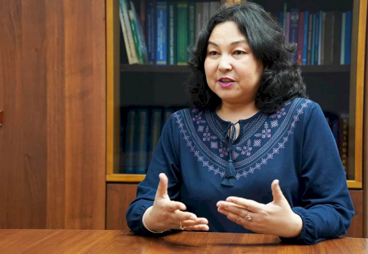 Анар ФАЗЫЛЖАН, Ахмет Байтұрсынұлы атындағы Тіл білімі институтының директоры:  Тілдік фактордың экономикалық дамуға әсері зор