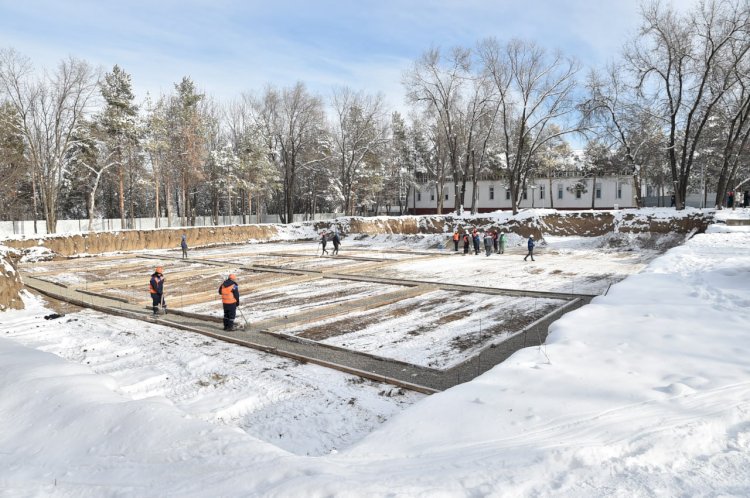 Жатақхана іргетасы қаланды