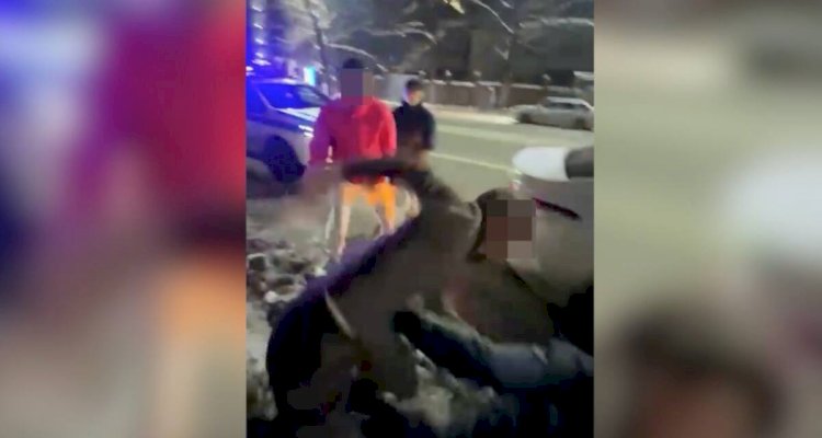 Полиция қызметкеріне қол көтерген ер адам қамауға алынды