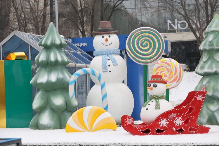 Алматыда жаңажылдық фестиваль басталды