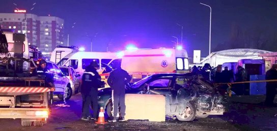 Алматыда 7 адам жаппай жол апатынан зардап шекті