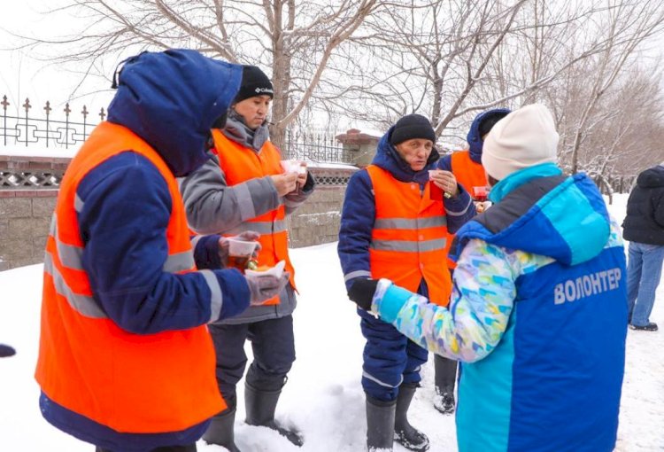 Елордалық еріктілер елді сүйсінтті