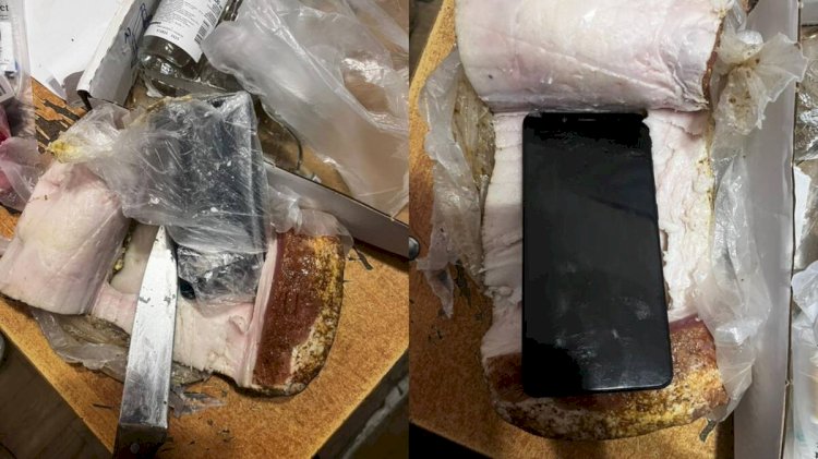 Шұжық ішіне жасырылған телефонды колонияға алып өтпек болған