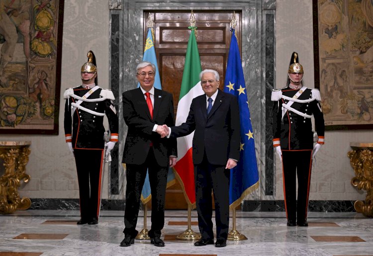 Мемлекет басшысы Қасым-Жомарт Тоқаев Италия Президенті Серджо Маттарелламен келіссөз жүргізді