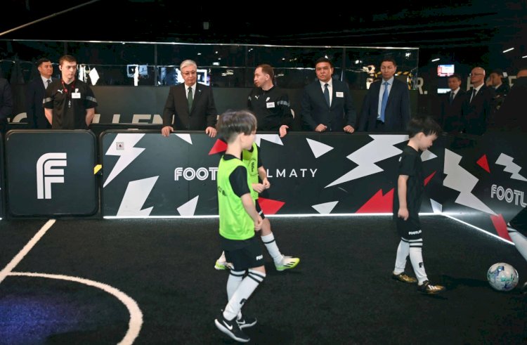 Мемлекет басшысы Footlab футбол орталығына барды