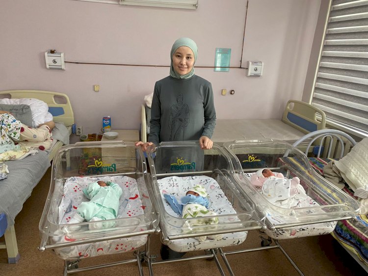 Алматыда биыл алғашқы үшем дүниеге келді