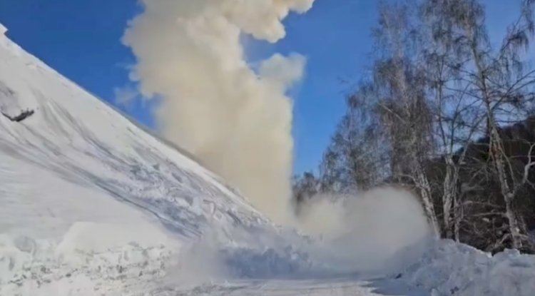 Алматы тауларында 380 текше метр қар тау етегіне түсірілді