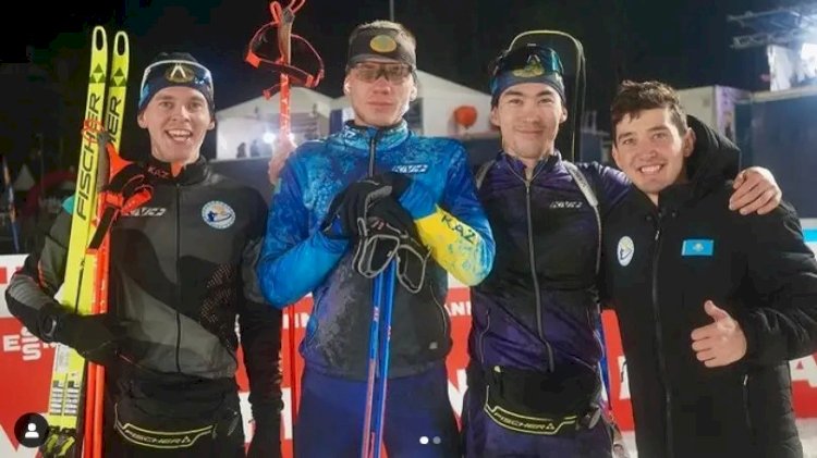 Отандық биатлон тарихында алғаш рет ұлттық құрама әлем чемпионатында үздік ондыққа енді