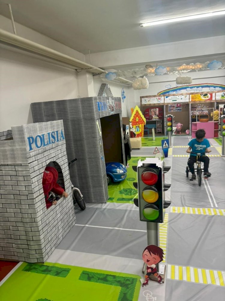 Алатау ауданындағы №1 балабақшада бүлдіршіндердің жеке жасанды қалашығы пайда болды