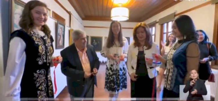 Анкарада қазақ суретшісінің жеке көрмесі ашылды