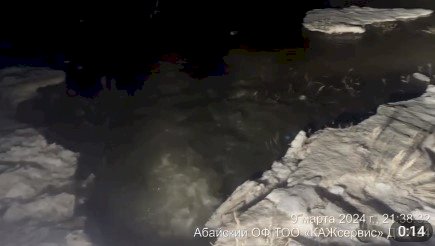 Абай облысында кейбір жолдарды су басты