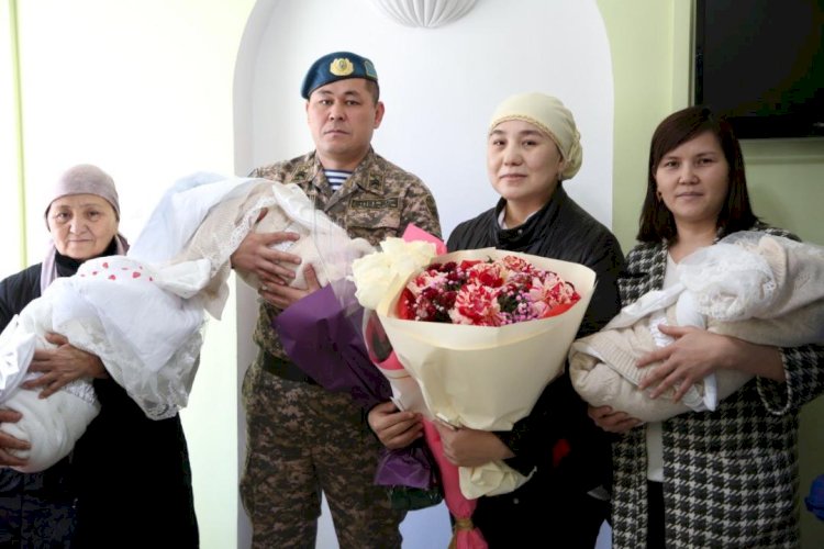Алматылық әскери қызметші үшемнің әкесі болды