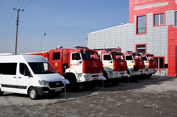 Алматыда жаңа заманауи өрт сөндіру бөлімі ашылды