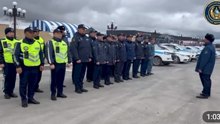 Полиция  күшейтілген режимде қызмет атқаруда