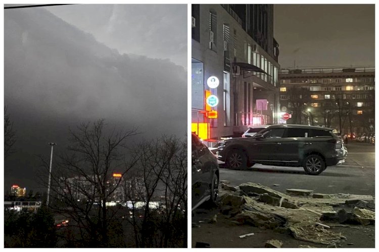 Алматыда шаңды дауыл тұрды