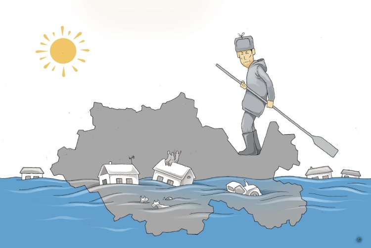 Жарты Қазақстан жүзіп жүр