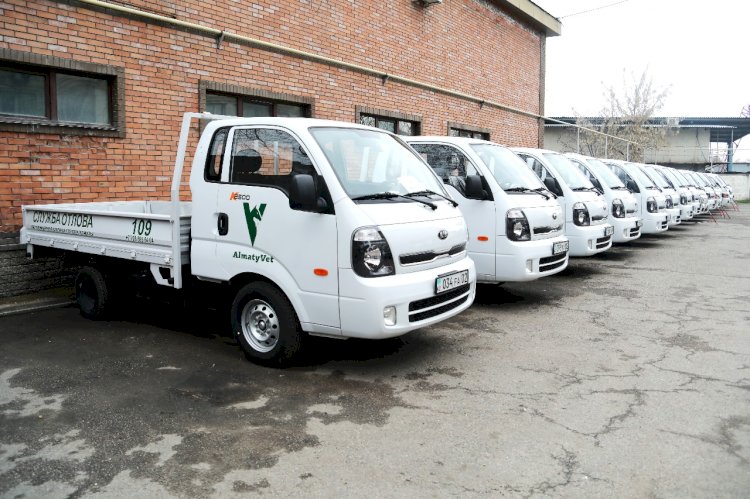 Алматының ветеринарлық қызметінде көлік паркі жаңартылды