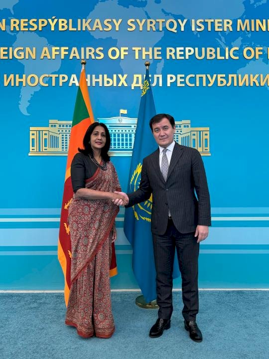 Қазақстан мен Шри-Ланка екіжақты ынтымақтастықты нығайтуға ниетті