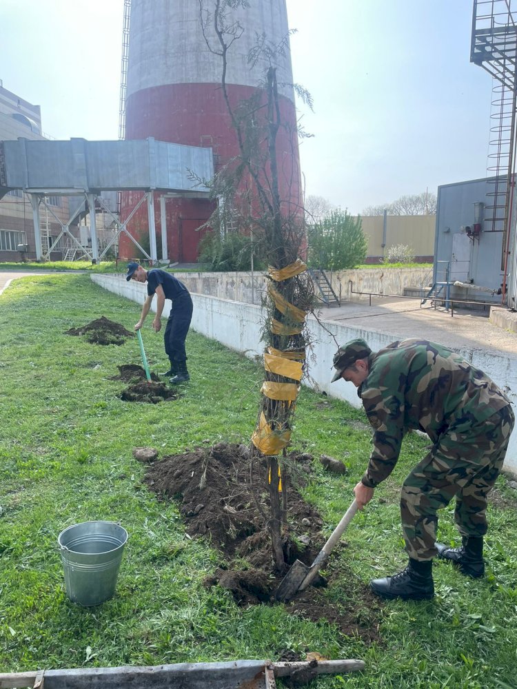 Өрт сөндіруші-құтқарушылар жұмыс аумақтарын ретке келтірді