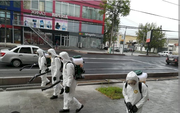 Ақтөбеде әскерилер су тасқынынан кейін дезинфекция жүргізеді