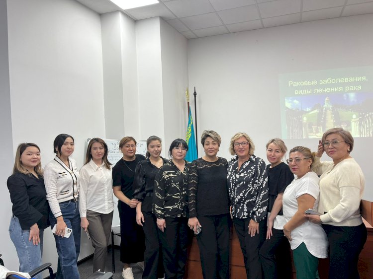 Алматыда онкологиялық көмек саласындағы медбикелерді мамандандыру бағдарламасы сәтті аяқталды