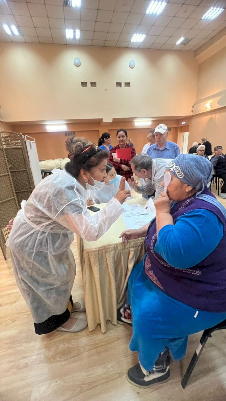 10 қалалық емхана  тұрғындарға  профилактикалық тексеру жүргізді